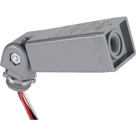 All-Source Hard Wire Gray Heavy-Duty Swivel Base Photocell Lamp Control 561657